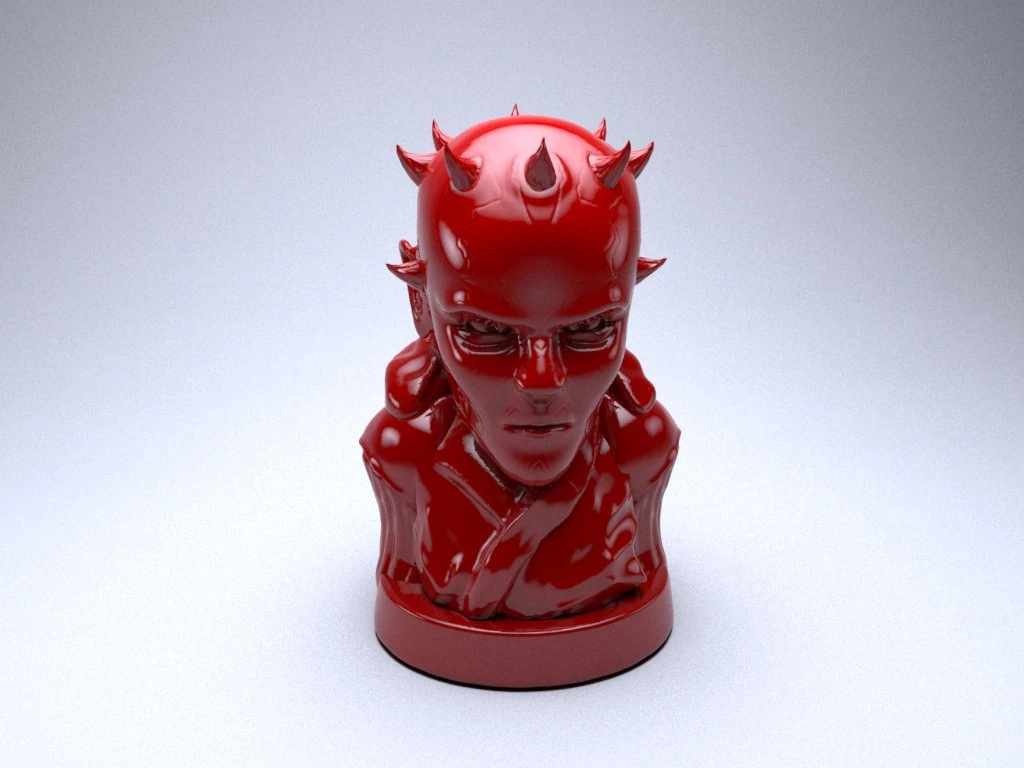 darth maul 3D Print Model .c4d .max .obj .3ds .fbx .stl .blend 