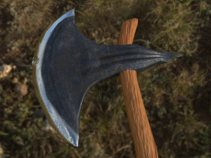 battle axe 3D 모델