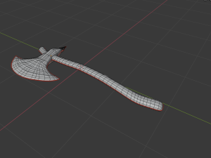 battle axe 3D 모델