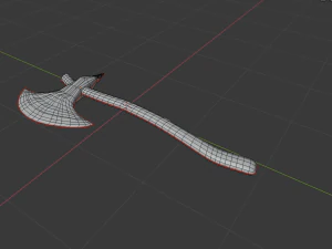 battle axe 3D Model