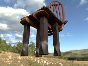 mystic chair Modelo 3D