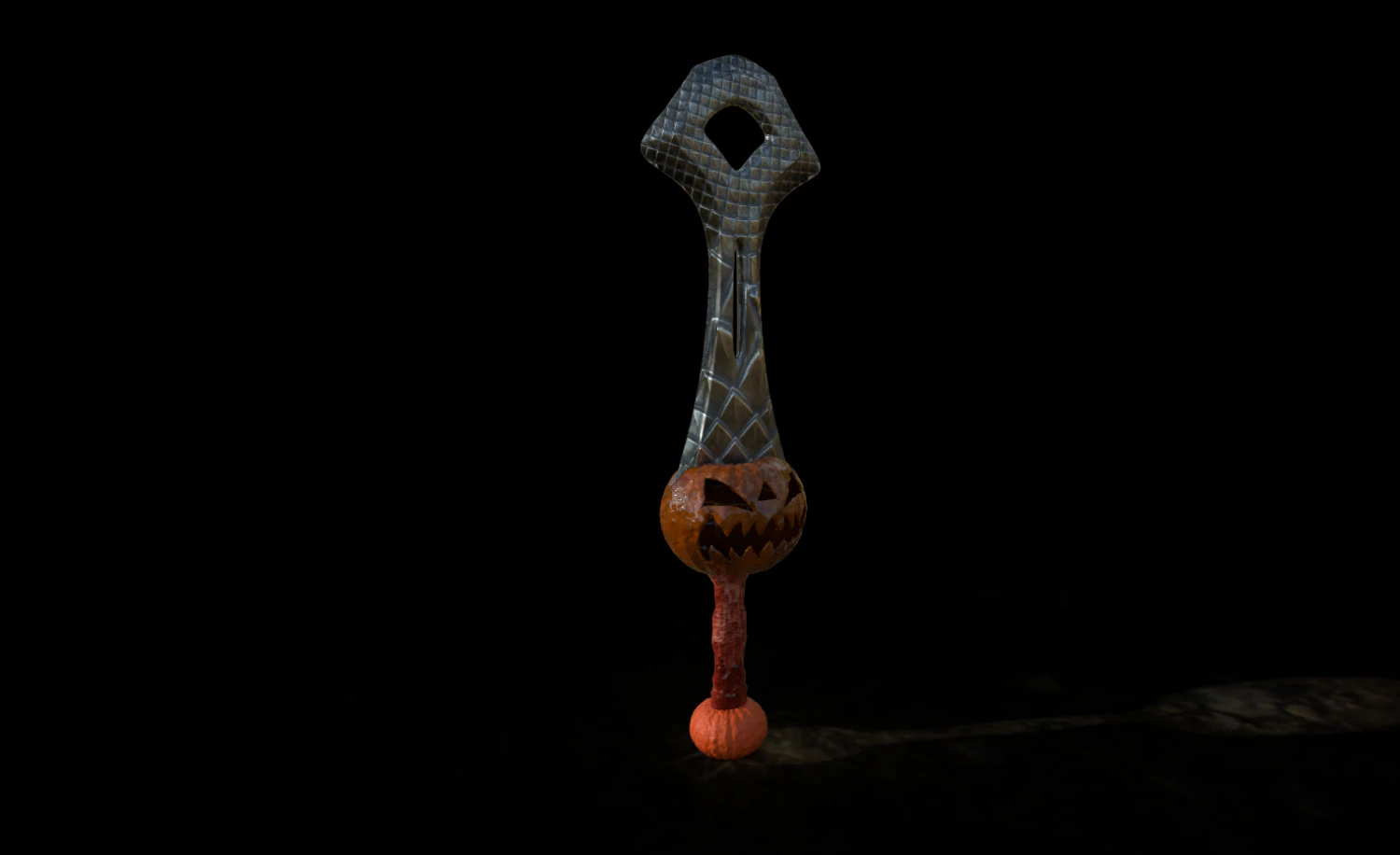 pumpkin sword fantasy 3D Model .c4d .max .obj .3ds .fbx .stl .blend 