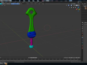 pumpkin sword fantasy 3D Model