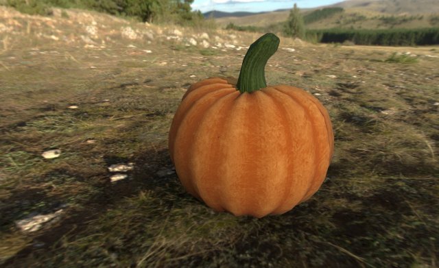 pumpkin stylized 3D 모델 .c4d .max .obj .3ds .fbx .stl .blend 
