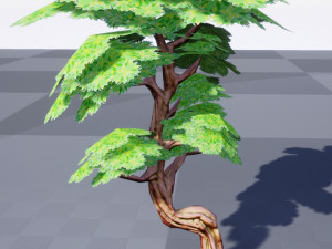 tree pack stylized 3D-Modell