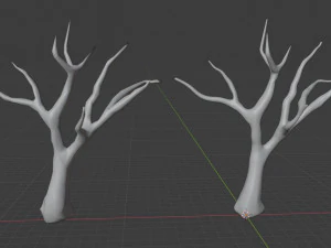 tree pack stylized 3D Model