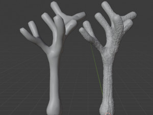 tree pack stylized 3D-Modell