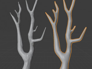 tree pack stylized 3D-Modell