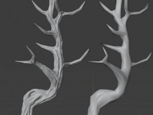 tree pack stylized 3D-Modell