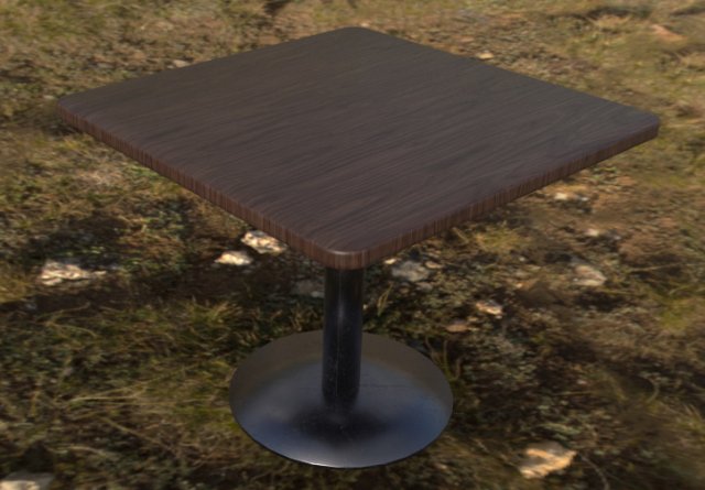 small table 3D Model .c4d .max .obj .3ds .fbx .stl .blend 