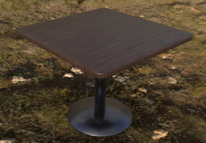 small table 3D Model .c4d .max .obj .3ds .fbx .stl .blend