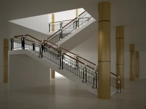 stair railing 3D Model