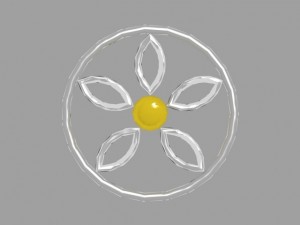 railing ring item ornament Modèle 3D