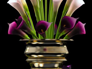 flower vase set Modello 3D
