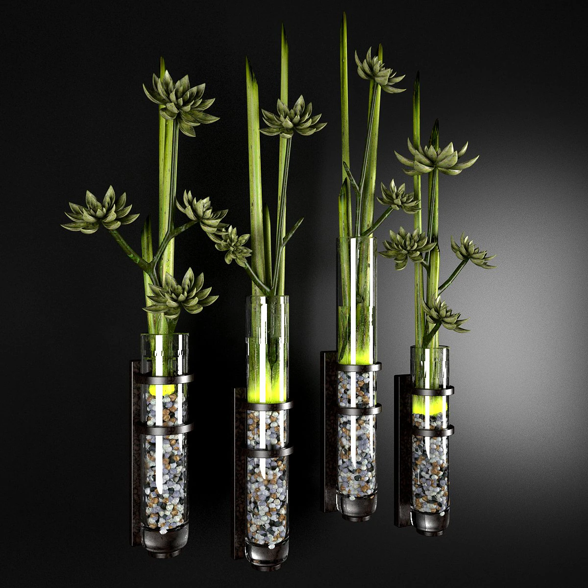 decor plant 3D Model .c4d .max .obj .3ds .fbx .stl .blend 