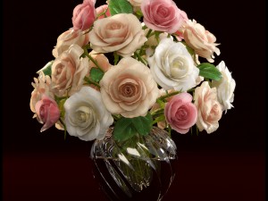 roses 3D 模型