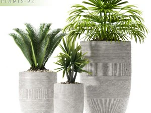 растения 92 3D Модель