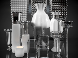 vases and lamps 3D 모델