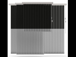 vertical blinds Model 3D