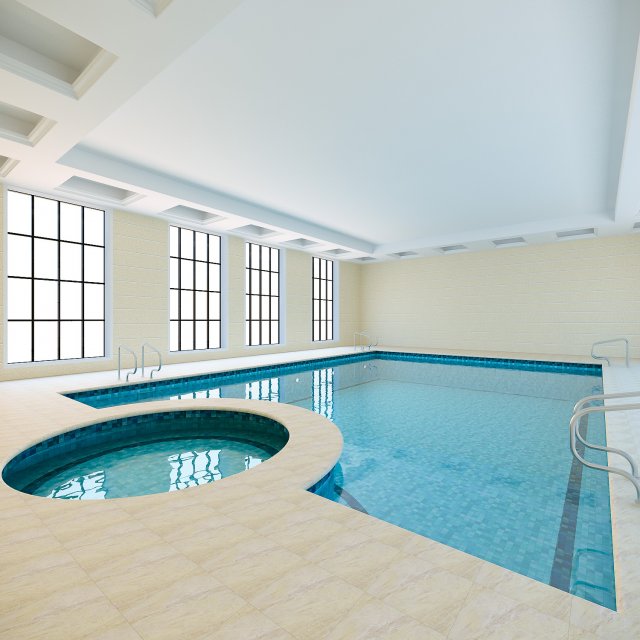 swimming pool 3 3D 模型 .c4d .max .obj .3ds .fbx .stl .blend 