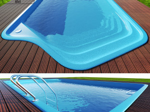 swimming pool 2 3Dモデル