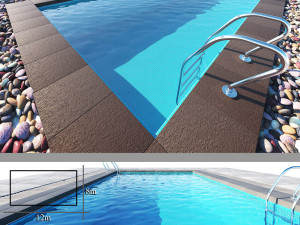swimming pool 1 3Dモデル