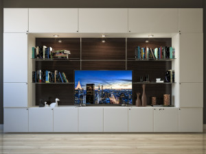 tv wall unit 4 3D Model