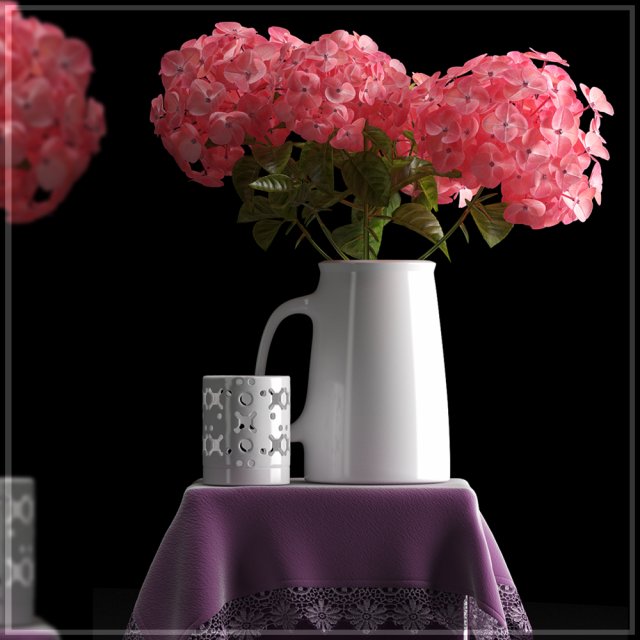 flower set 4 Modelo 3D .c4d .max .obj .3ds .fbx .stl .blend 