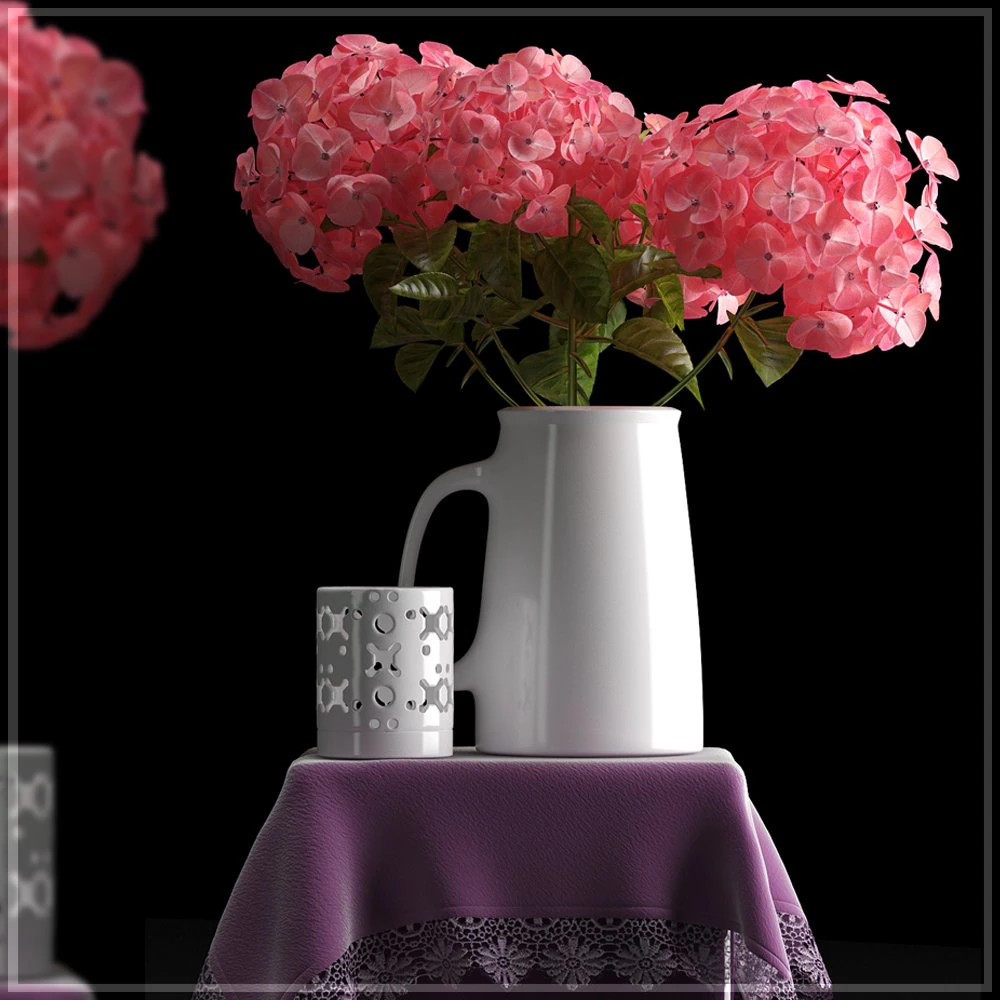 flower set 4 3D Model .c4d .max .obj .3ds .fbx .stl .blend 