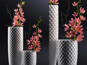 набір квітів 5 3D Модель