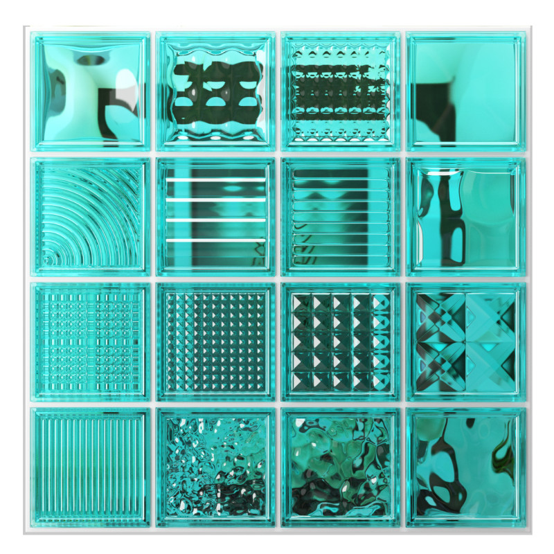 GLASS BRICK 2 3D 모델 .c4d .max .obj .3ds .fbx .stl .blend 