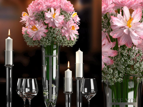 DECORATIVE SET 10 3D Модель