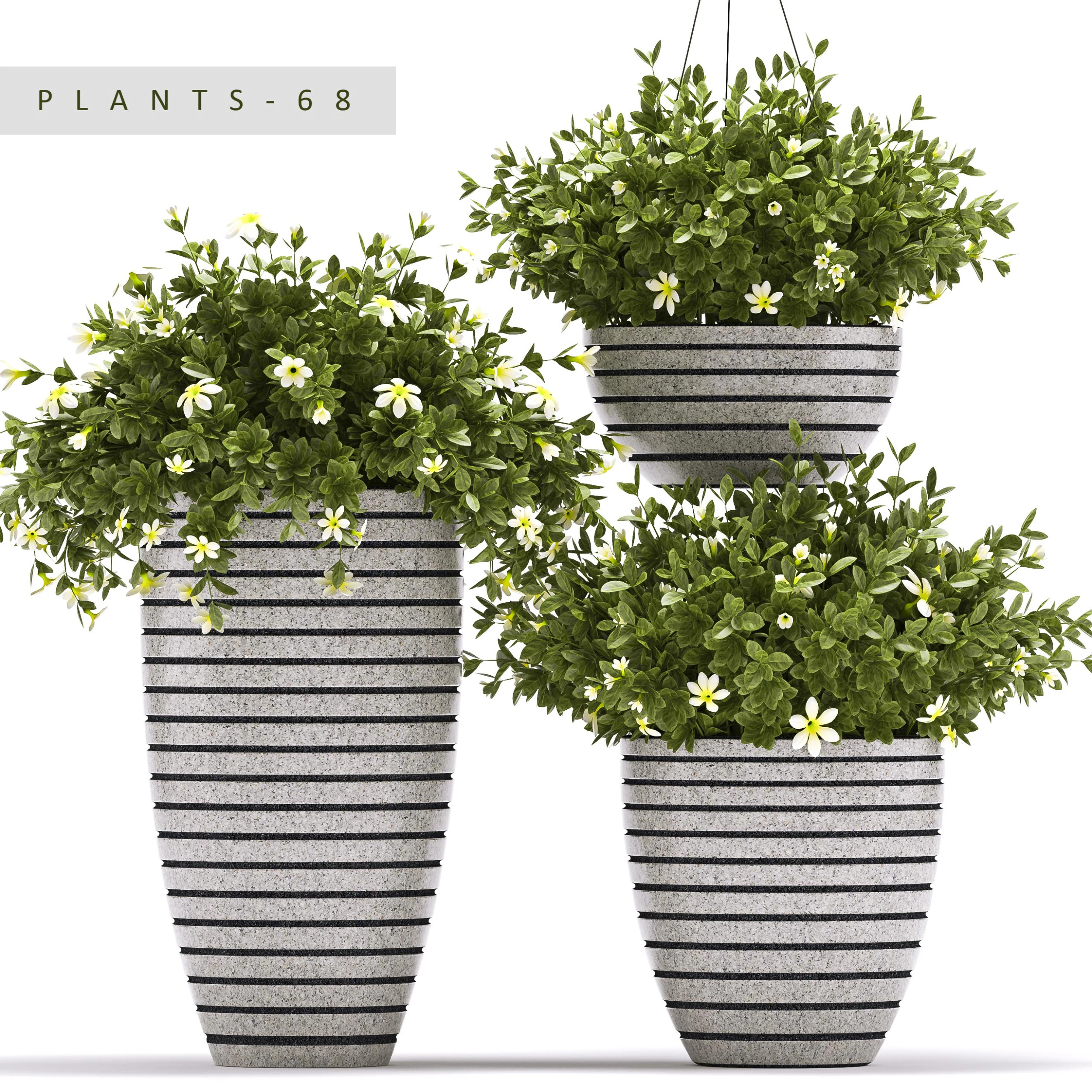 PLANTS 68 3D Model .c4d .max .obj .3ds .fbx .stl .blend 