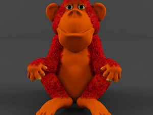małpa Model 3D
