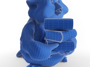 academic owl Modèle 3D