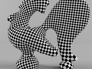 glass figurine rooster 3D Модель