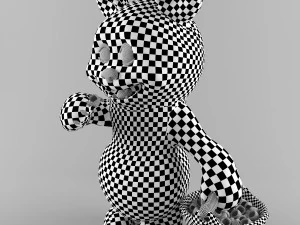 bear and raspberries 3D Model