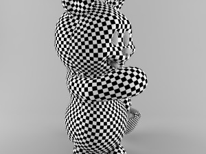 bear and raspberries Modèle 3D