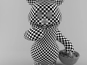 bear and raspberries 3D Model