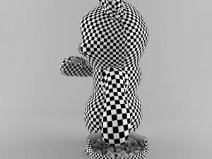 bear and raspberries Modèle 3D