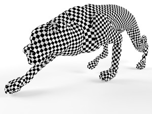 decorative figurine of a cat Model 3D