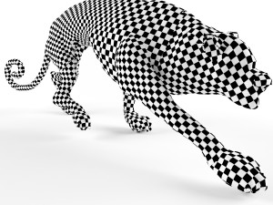 decorative figurine of a cat Model 3D