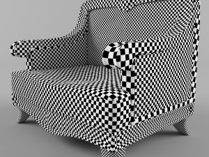 wooden chair Model 3D