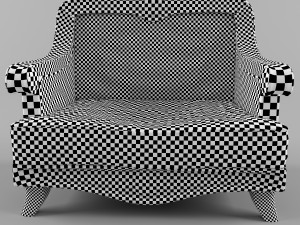 wooden chair Model 3D