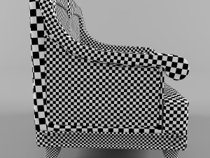wooden chair Model 3D