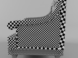 wooden chair Model 3D