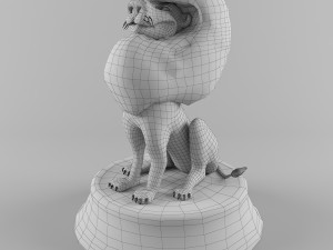 circus lion Modello 3D