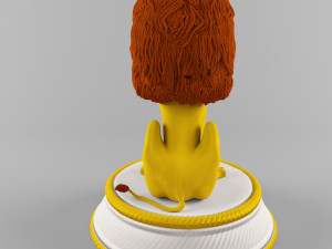 circus lion Modello 3D