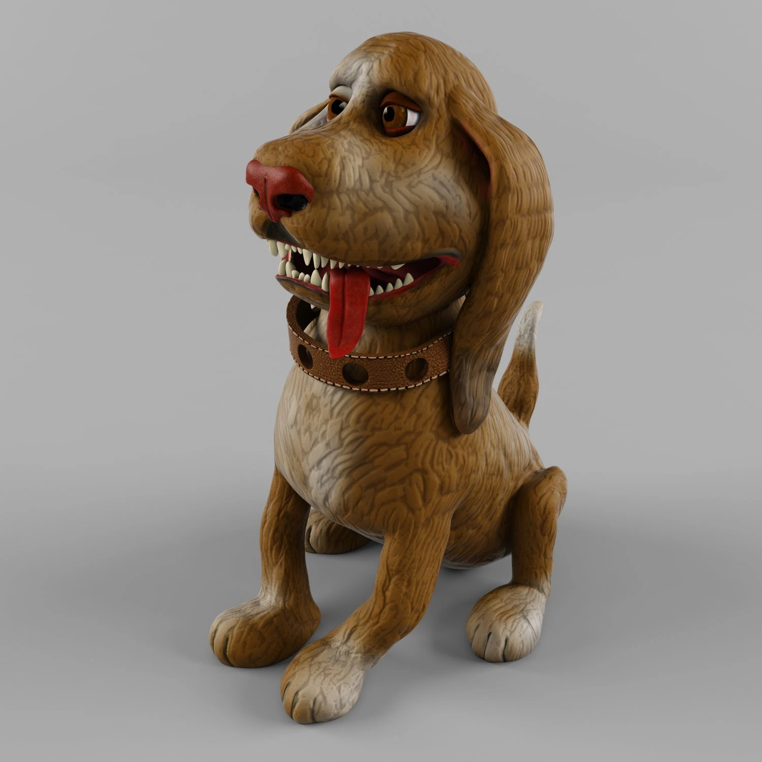 guard dog 3D Model .c4d .max .obj .3ds .fbx .stl .blend 
