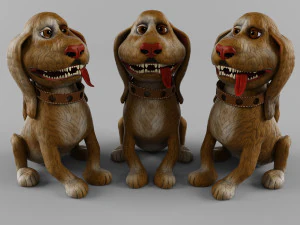 guard dog 3D Model